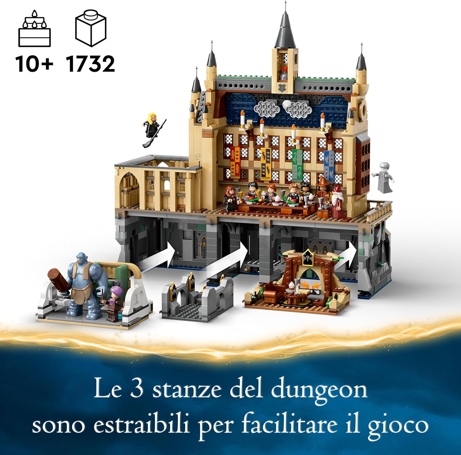 Lego Harry Potter Castello di Hogwarts: Sala Grande 76435 - immagine 3