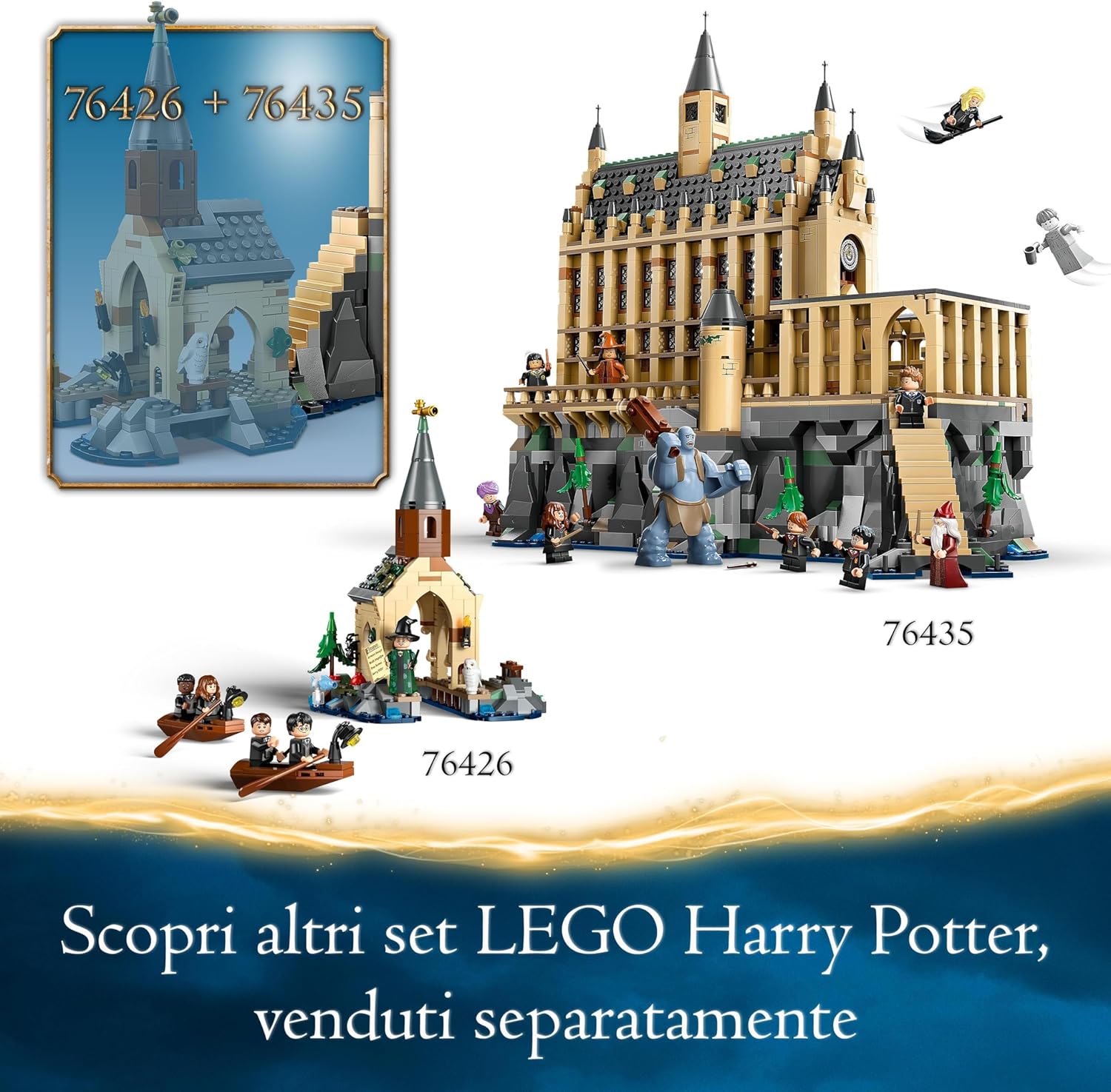 Lego Harry Potter Castello di Hogwarts: Sala Grande 76435 - immagine 7