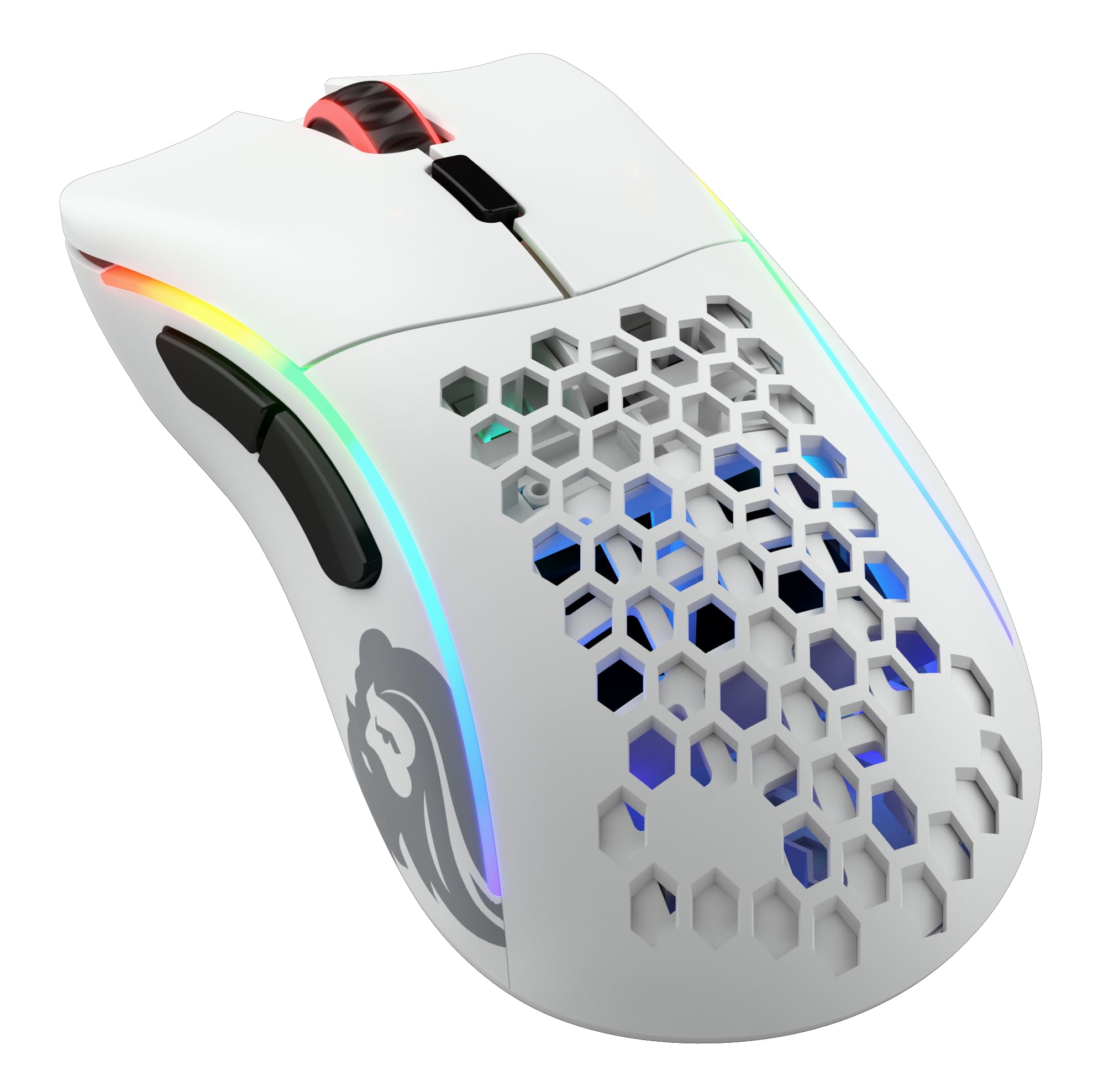 Glorious Gaming Model D- Wireless - Mouse Gaming 67g, Bianco