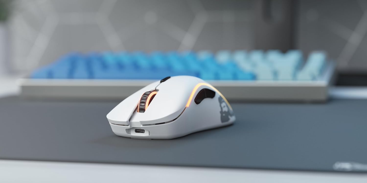 Glorious Gaming Model D- Wireless - Mouse Gaming 67g, Bianco - immagine 10