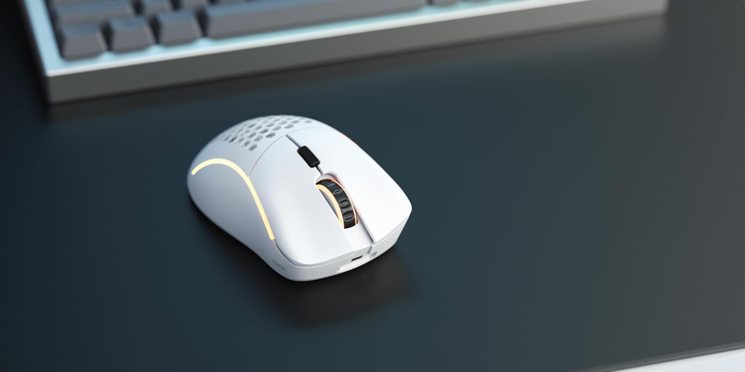 Glorious Gaming Model D- Wireless - Mouse Gaming 67g, Bianco - immagine 11