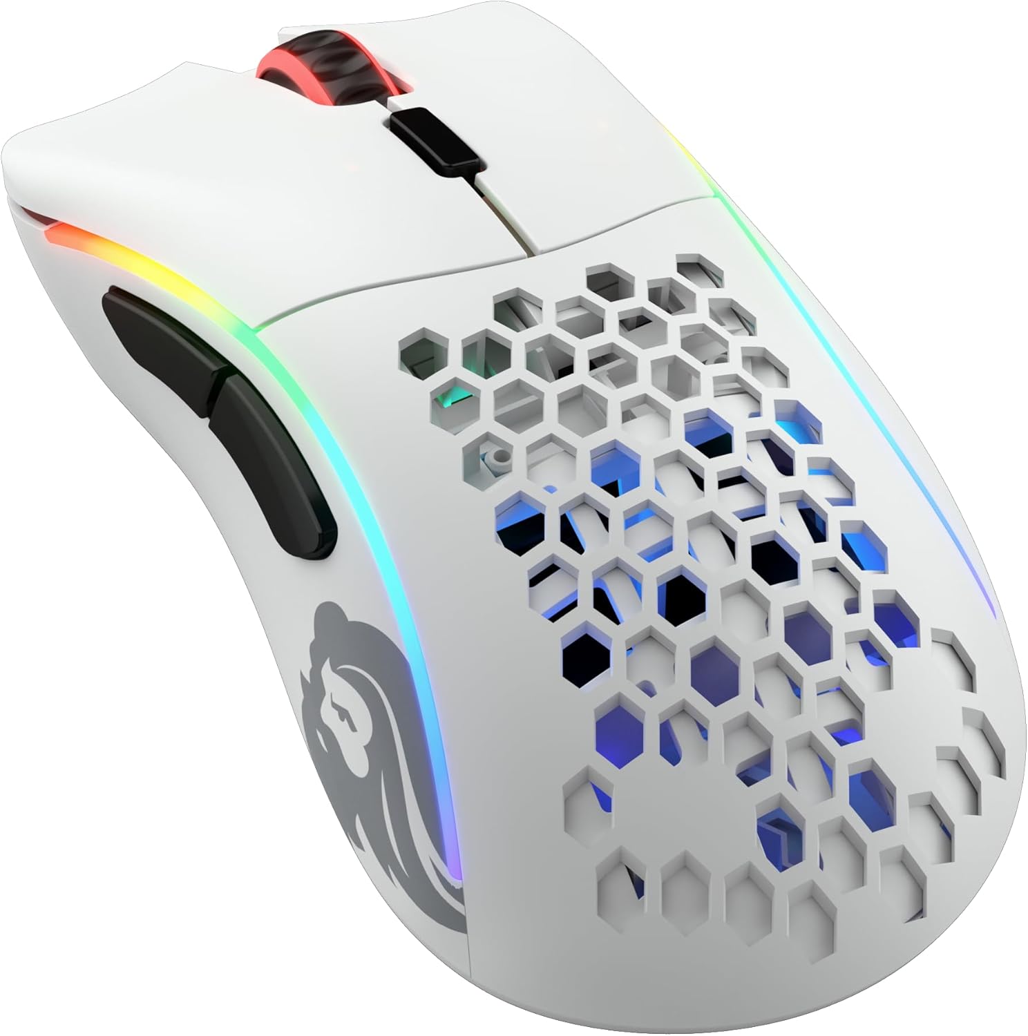 Glorious Gaming Model D- Wireless - Mouse Gaming 67g, Bianco - immagine 1