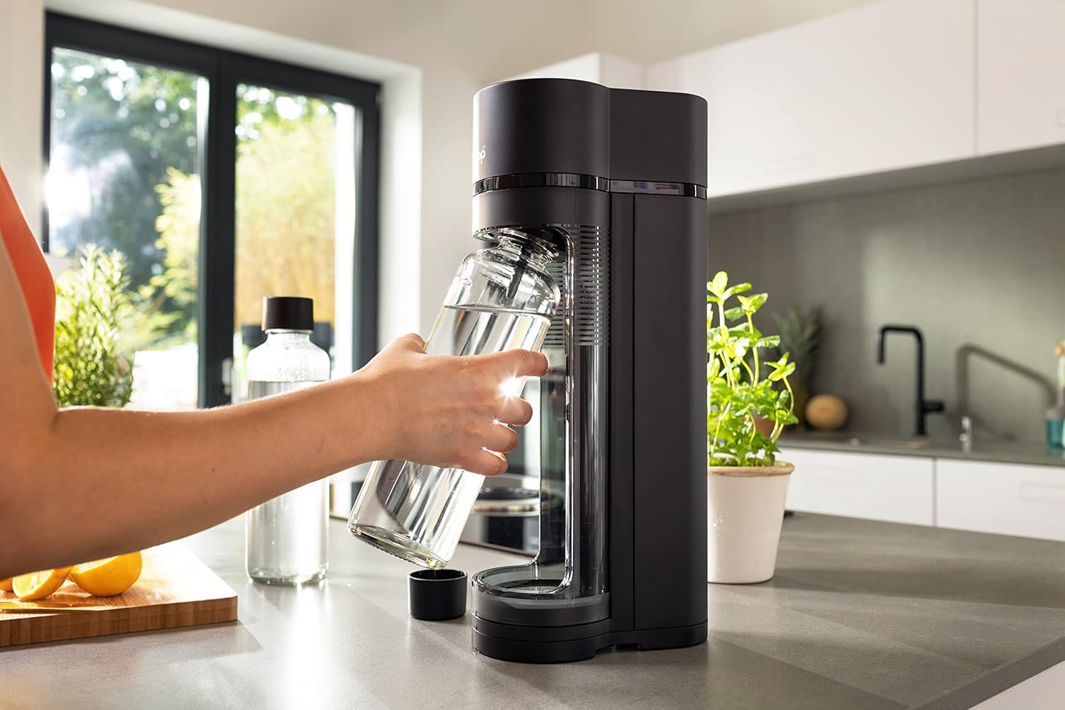 Sodapop Aeratore Logan Starter Set, Nero Opaco - immagine 4