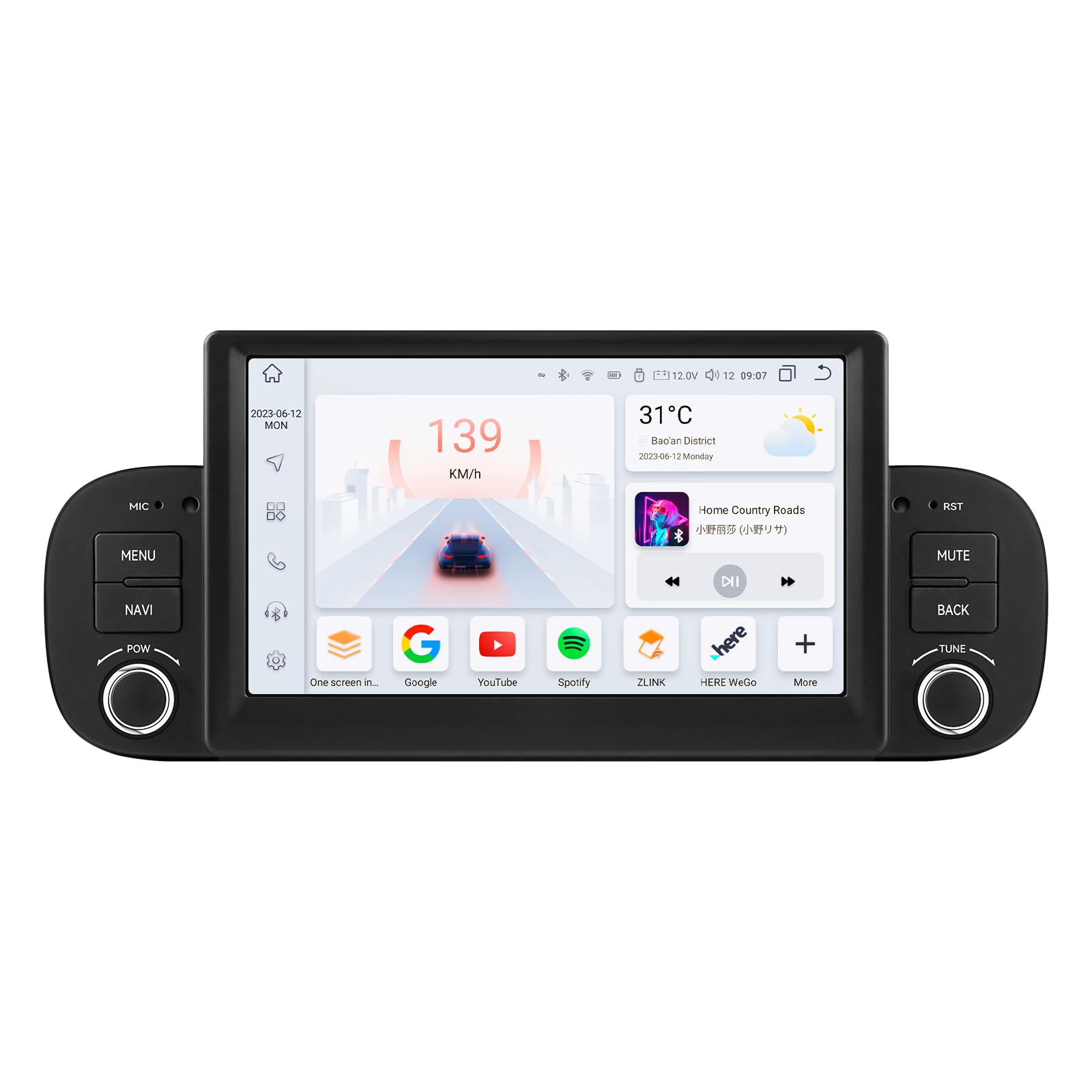 Android 13 Autoradio 7" Touchscreen per FIAT Panda 2013-2020