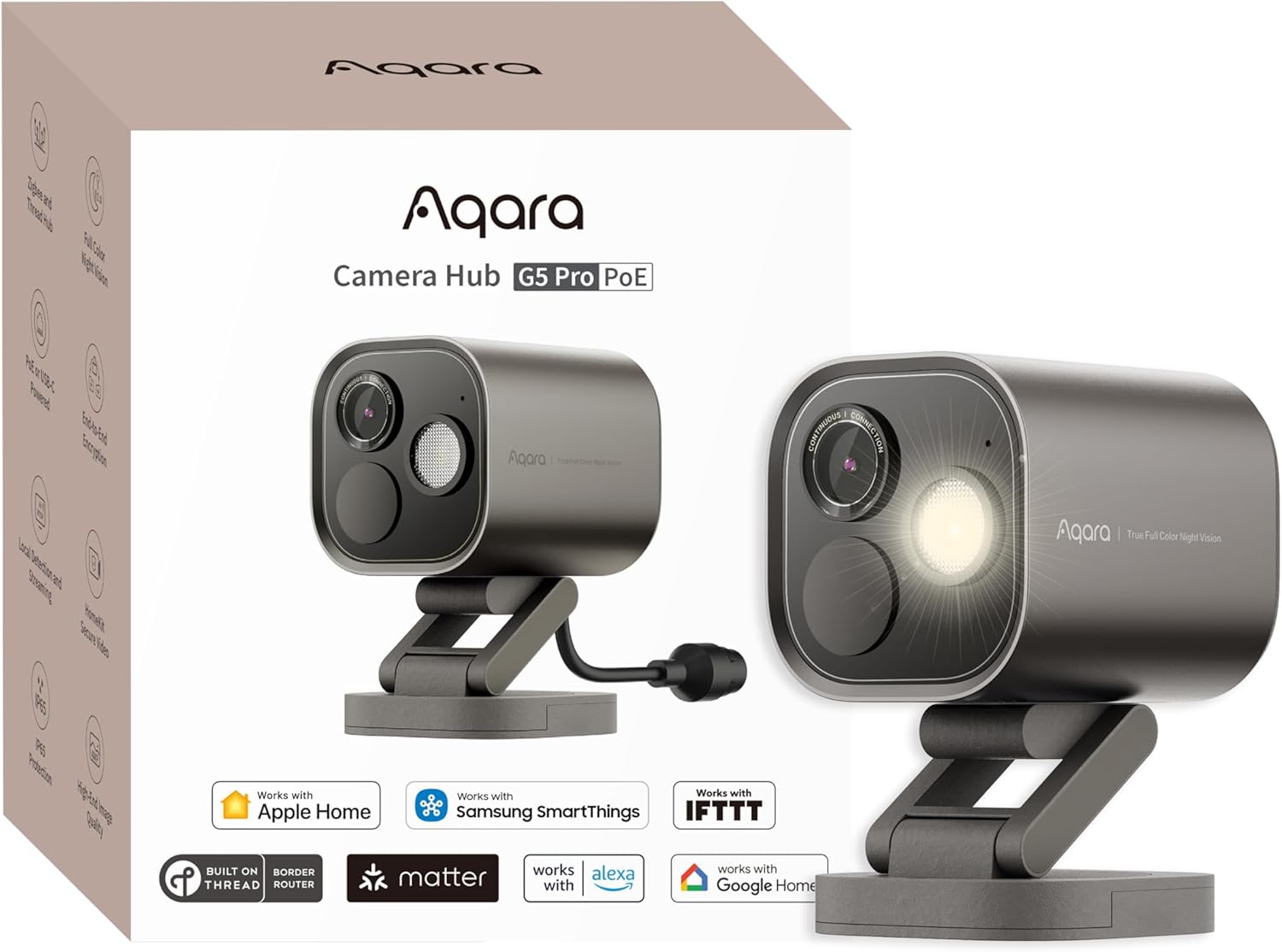 Aqara 4MP Esterna Camera Hub G5 Pro PoE - immagine 1