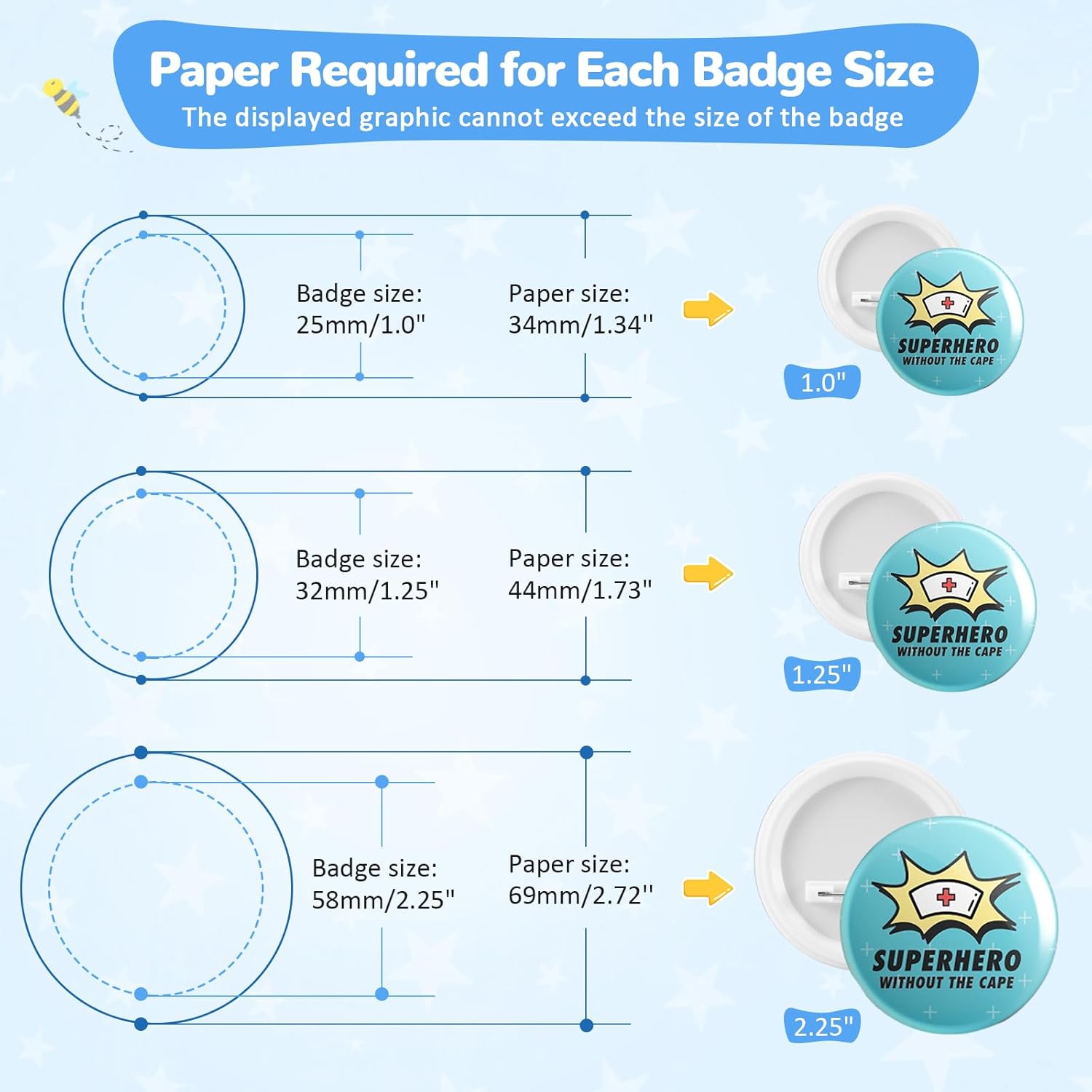 Button Maker Badge Machine 25+32+58 mm - immagine 6