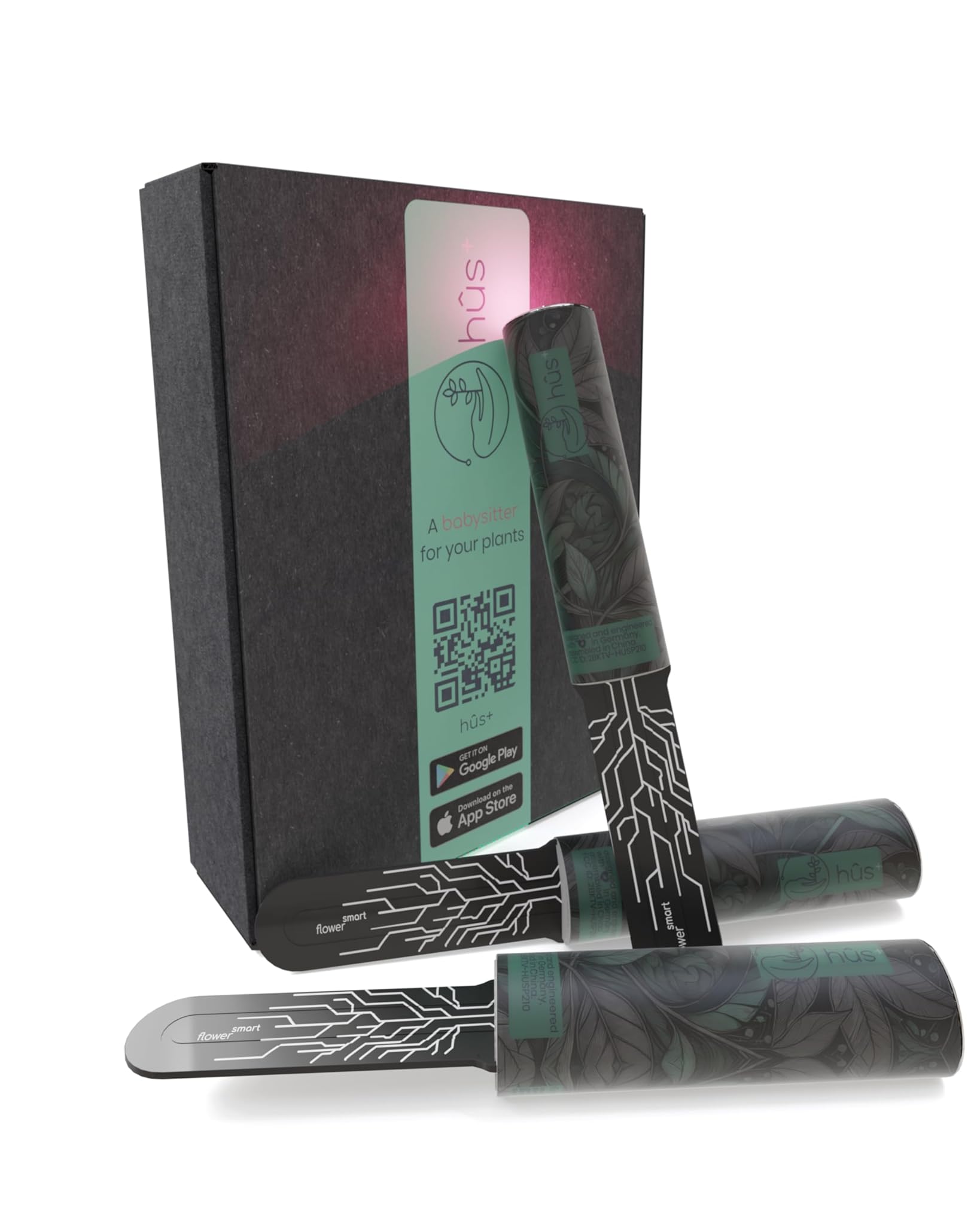 Flower Smart - Sensore WiFi per Piante, Botanical Black