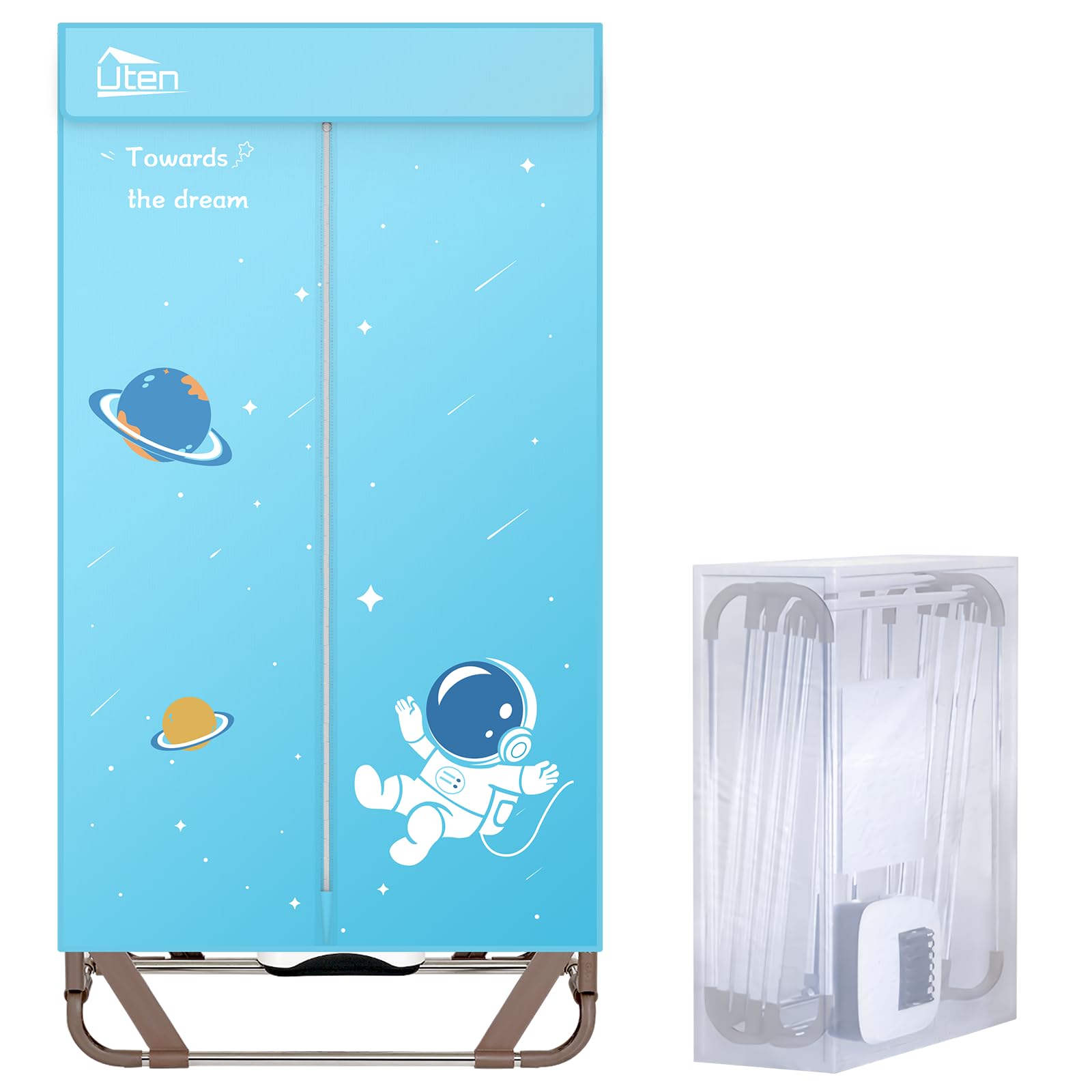 Uten Asciugatrice Pieghevole 1500W, 15KG Capacità