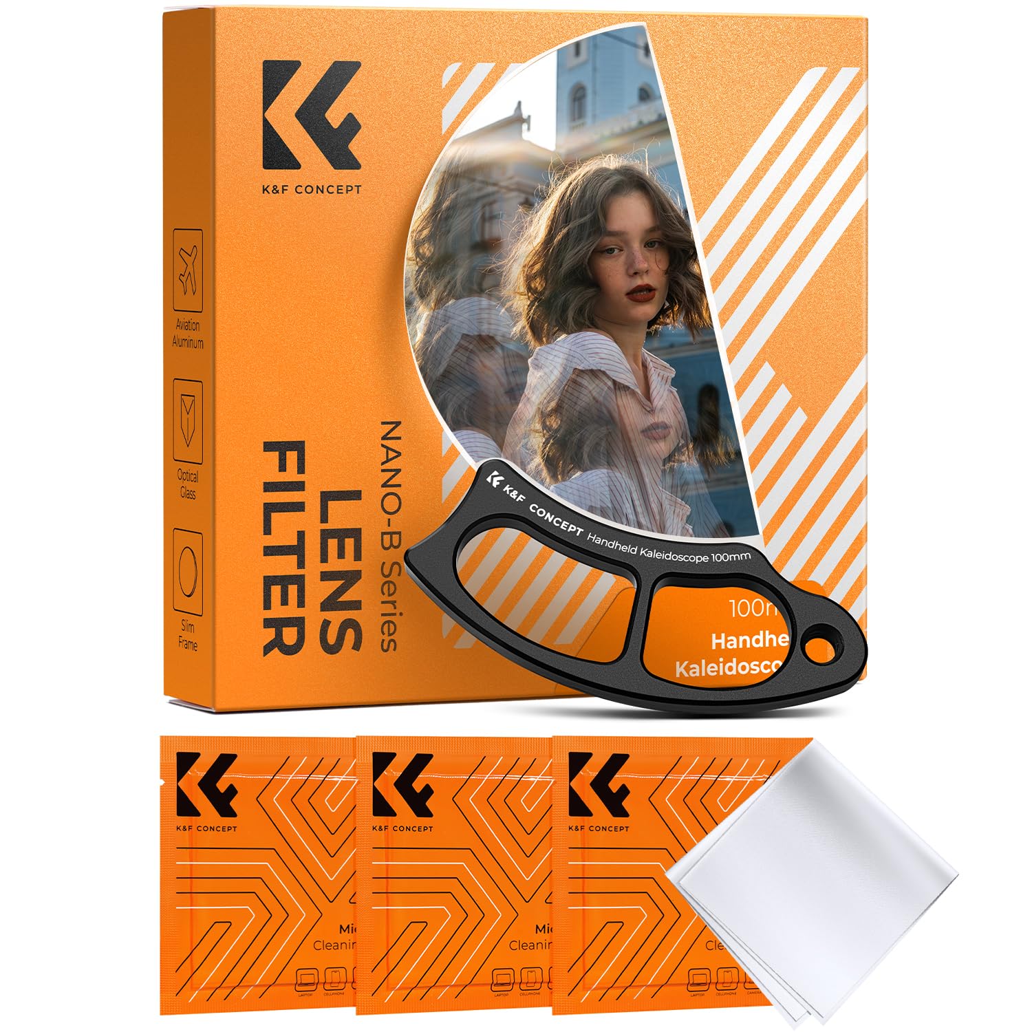 K&f Concept Filtro Obiettivo Prisma Caleidoscopico 100MM