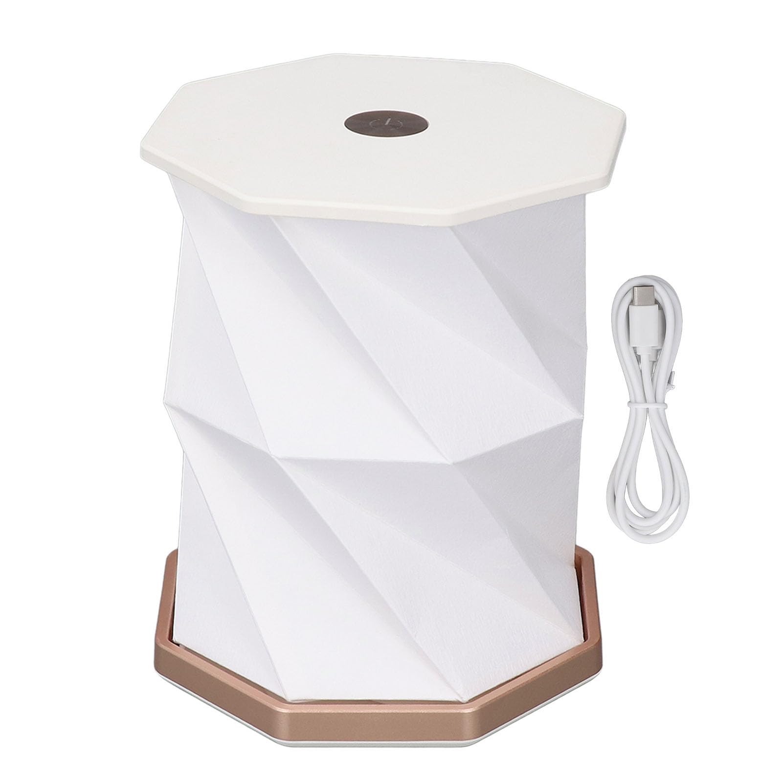 Lampada da Comodino Ricaricabile Pieghevole in Carta