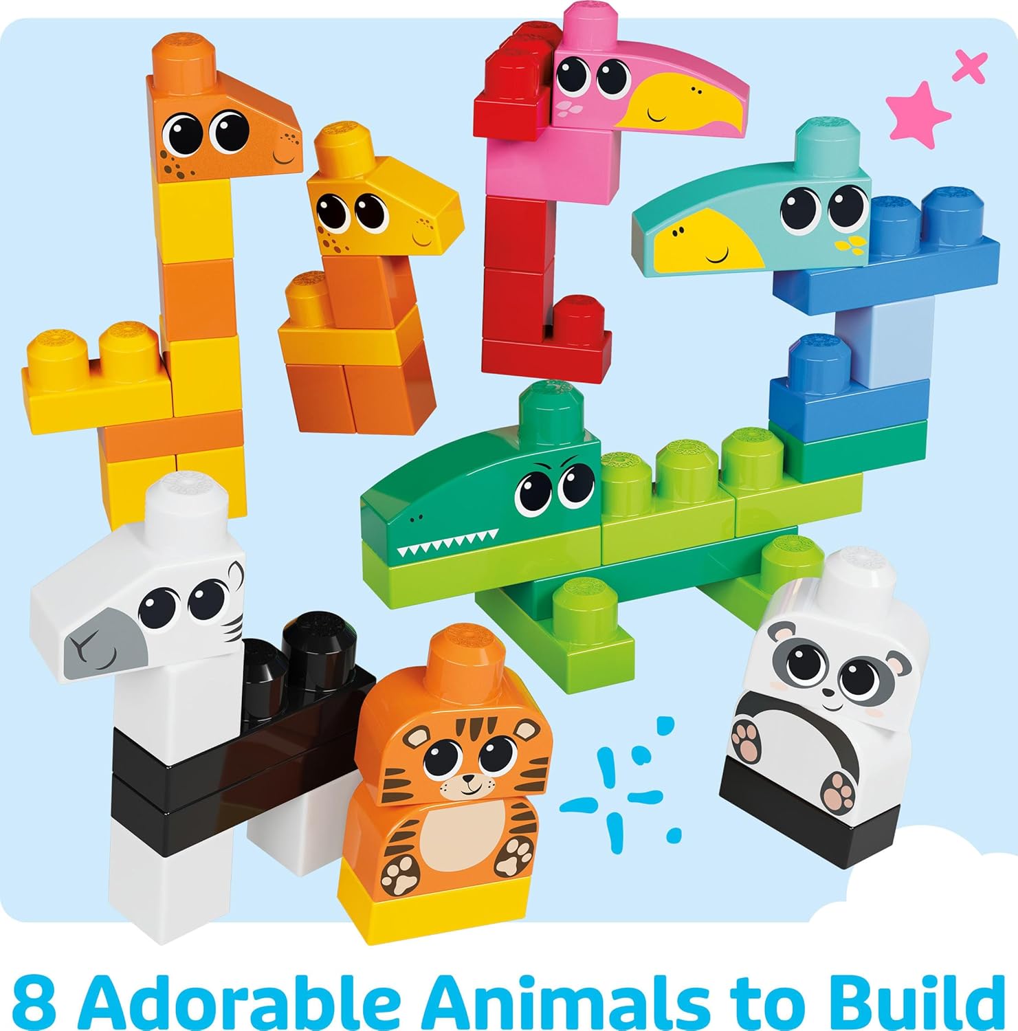 Mega Bloks - Blocchi degli Animali 250 pezzi - immagine 3