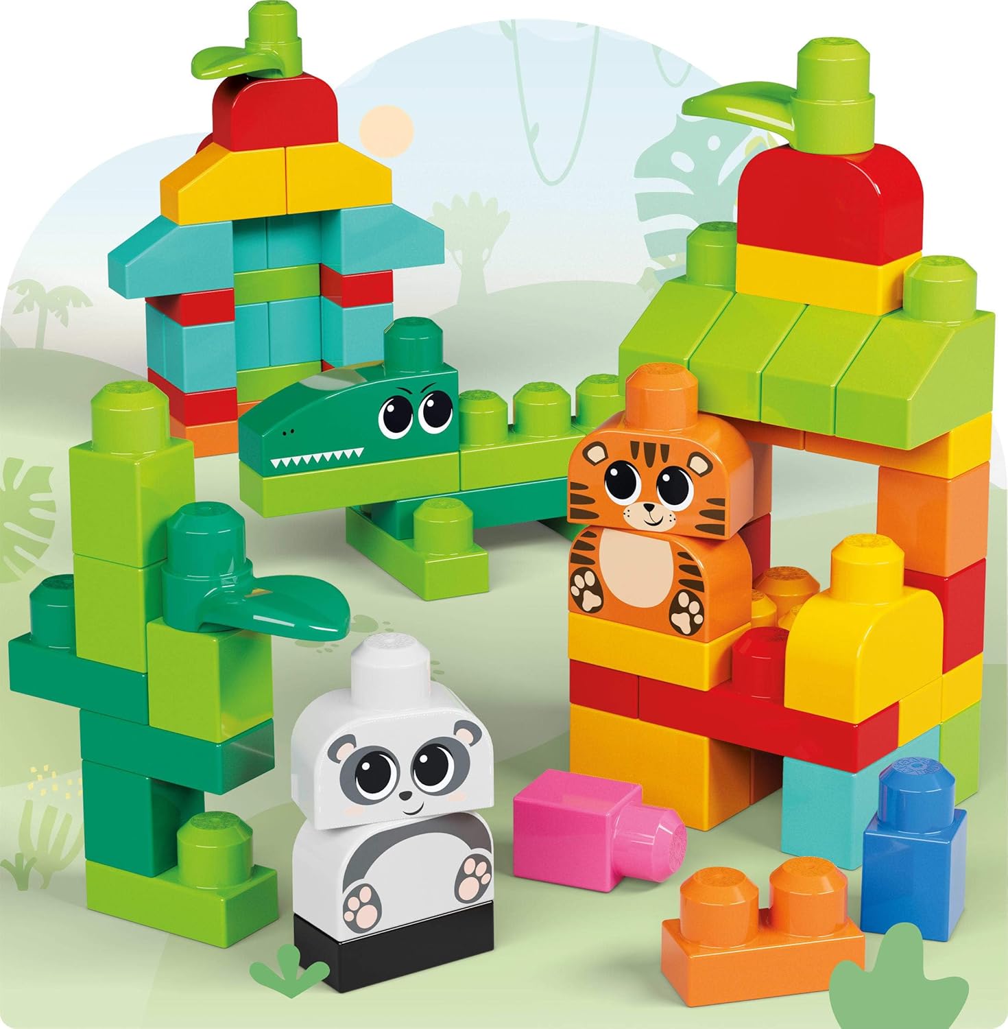 Mega Bloks - Blocchi degli Animali 250 pezzi - immagine 5