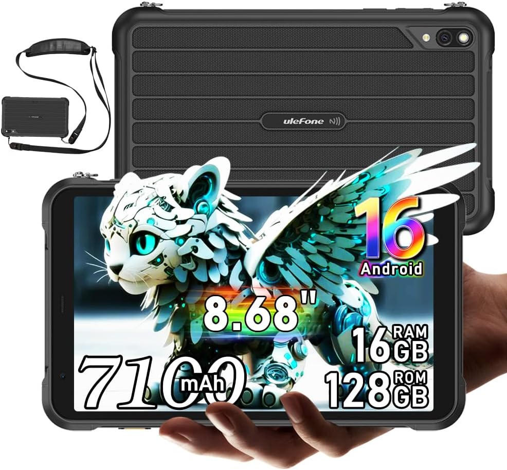 Ulefone Rugking Pad Pro 4G - Tablet Robusto 8.0" Nero - immagine 1