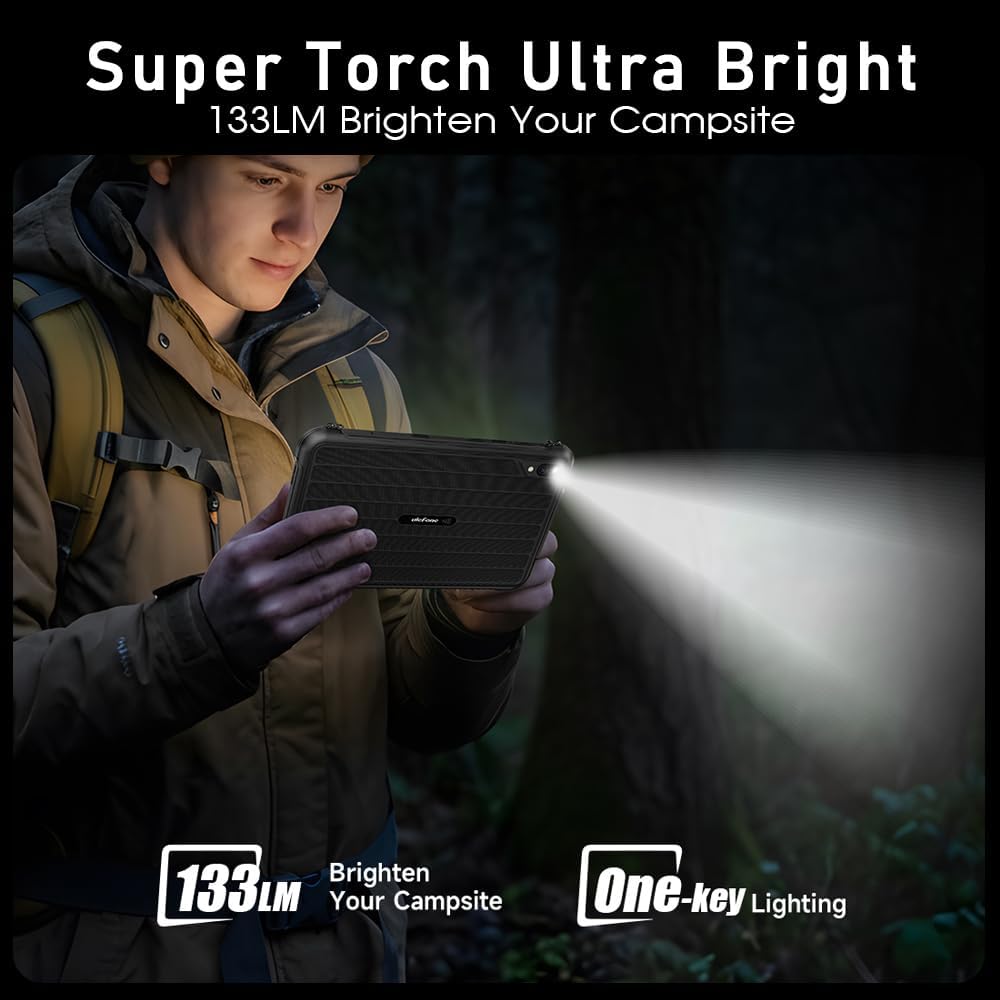 Ulefone Rugking Pad Pro 4G - Tablet Robusto 8.0" Nero - immagine 5