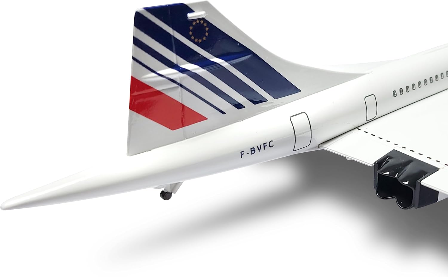 SEBUNAS Concorde Modello Aereo Metallo Diecast 1/125 - immagine 2