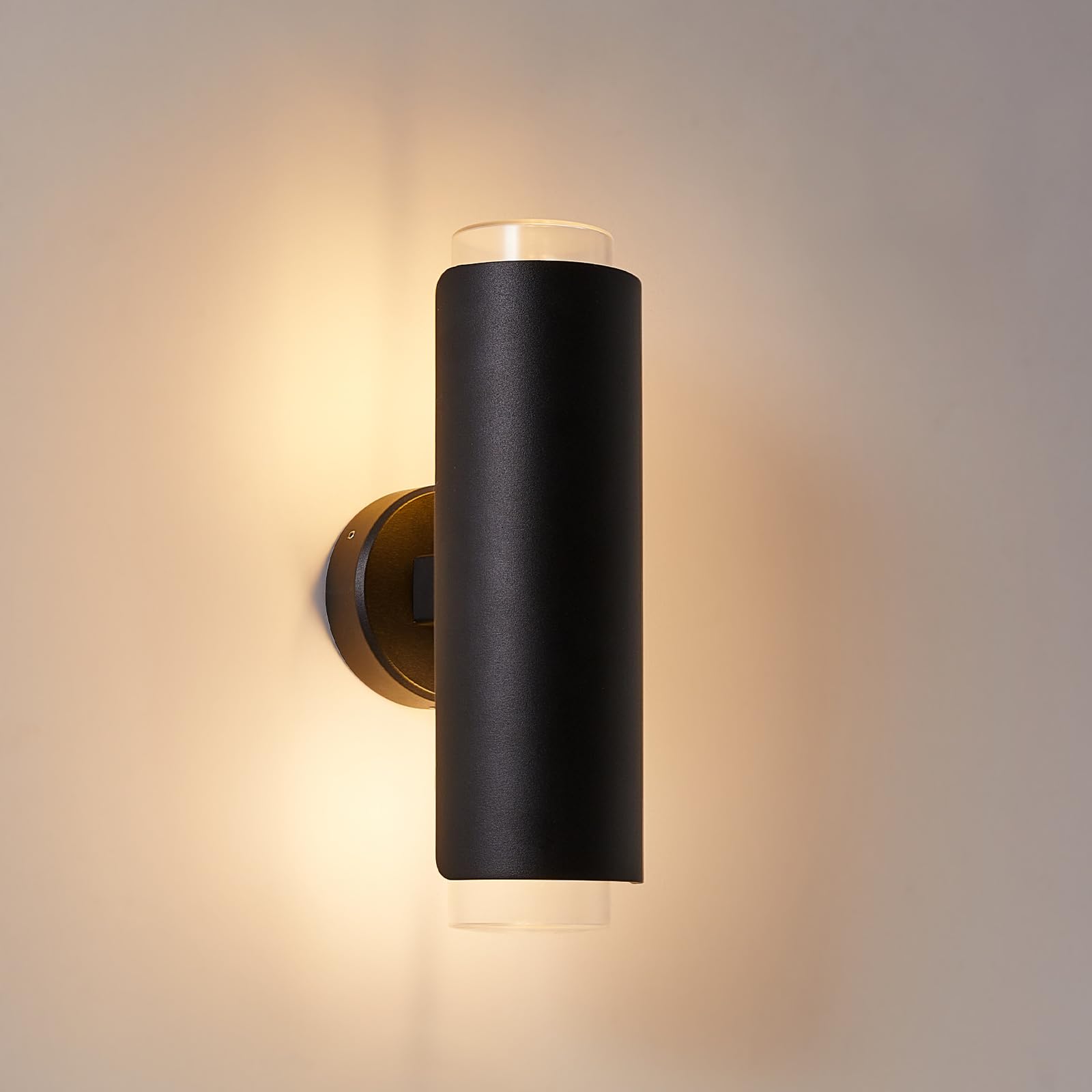 Celavy Lampada da Esterno Nera Rotonda IP54