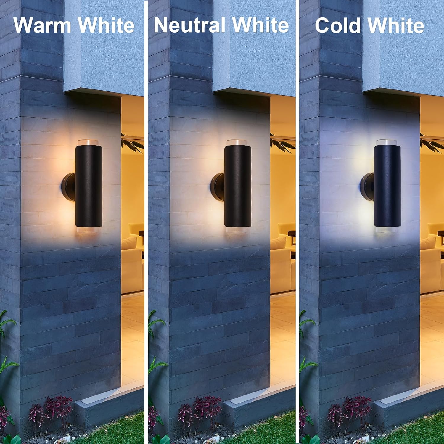 Celavy Lampada da Esterno Nera Rotonda IP54 - immagine 3