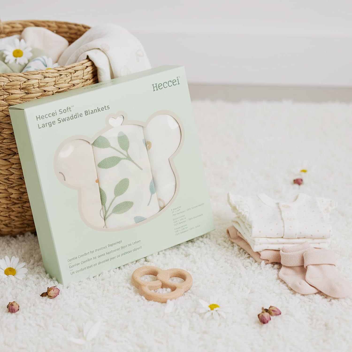 HECCEI Coperte in mussola, gioco di bolle - immagine 8