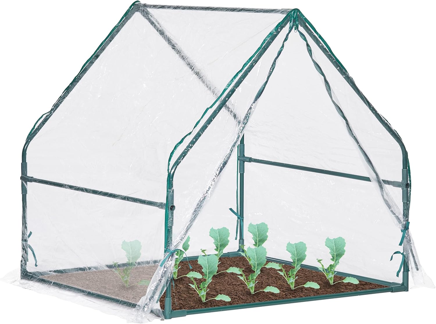 Relaxdays Serra da Orto HLP: 95x95x92 cm, Trasparente