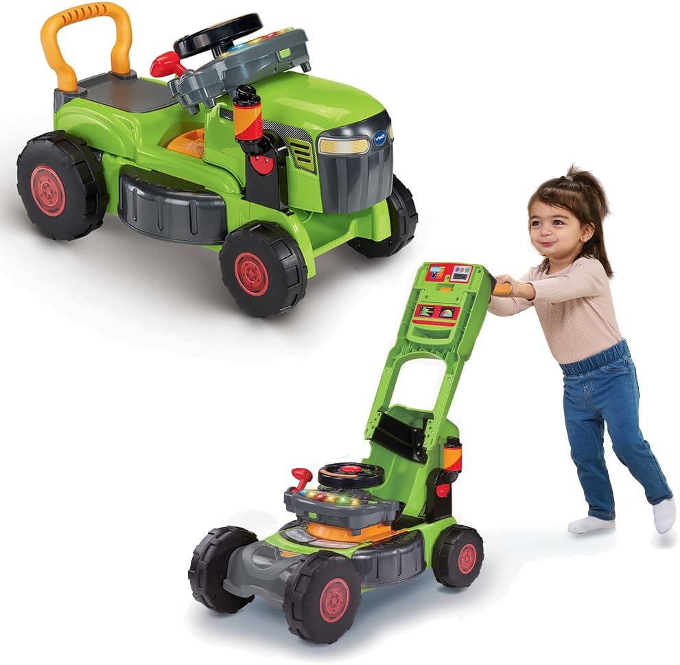 Vtech Baby Convertible 3 in 1 - Trattore e Tosaerba Verde - immagine 1
