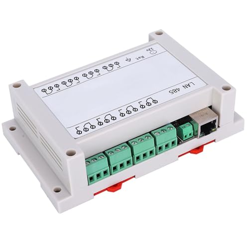 Relè Ethernet 10A RJ45, relè IP, modulo remoto di rete, interruttore relè a 8 canali (bianco)