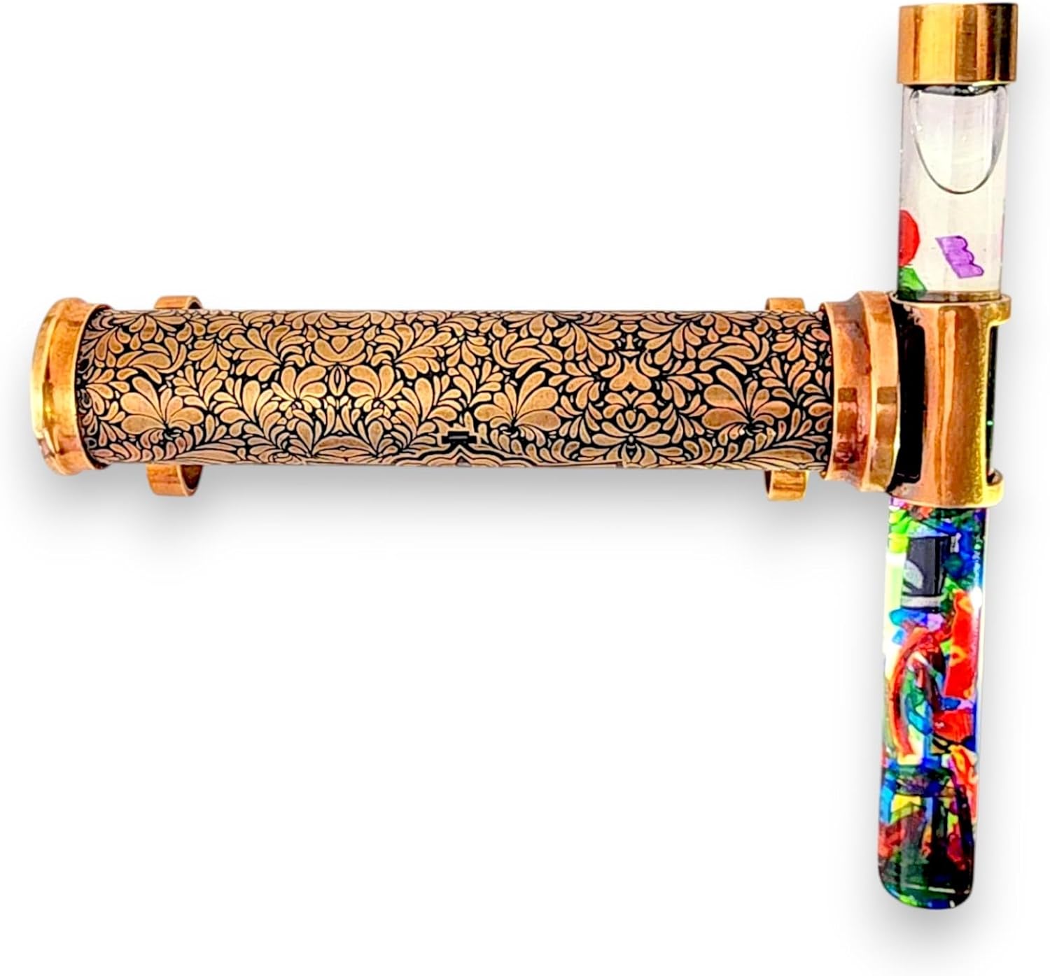 Caleidoscopio in Ottone con Glitter e Supporto - immagine 6