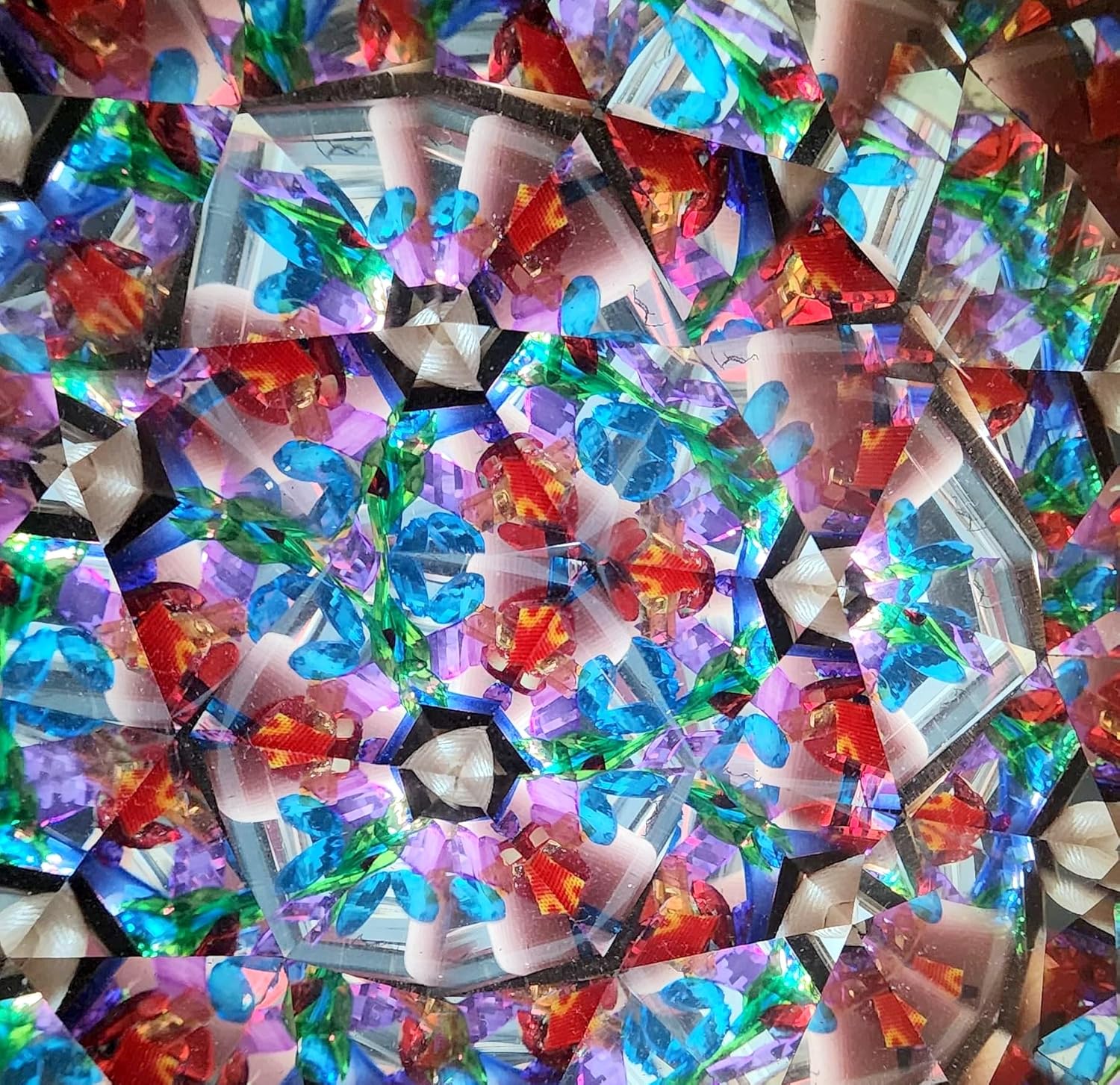 Caleidoscopio in Ottone con Glitter e Supporto - immagine 7