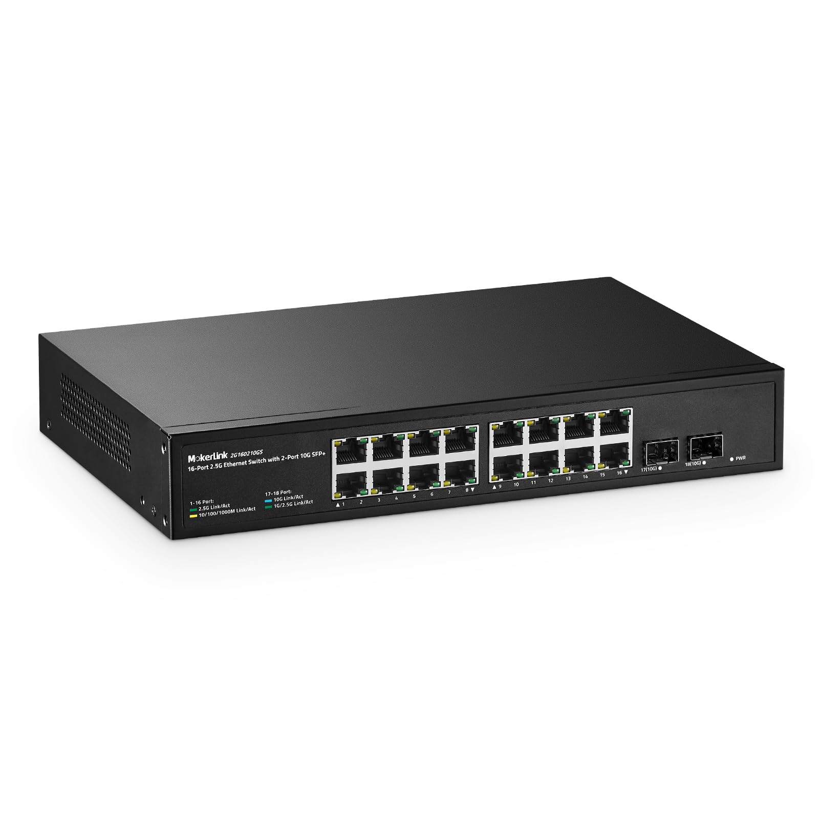 Mokerlink Switch Ethernet 16 Porte 2.5 Gigabit