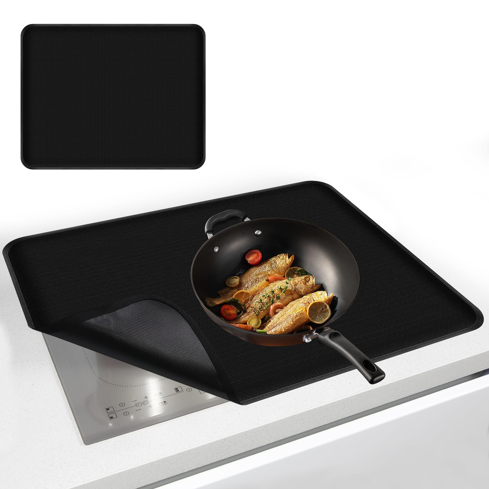 Protezione Piano Induzione 52x60cm, Nero