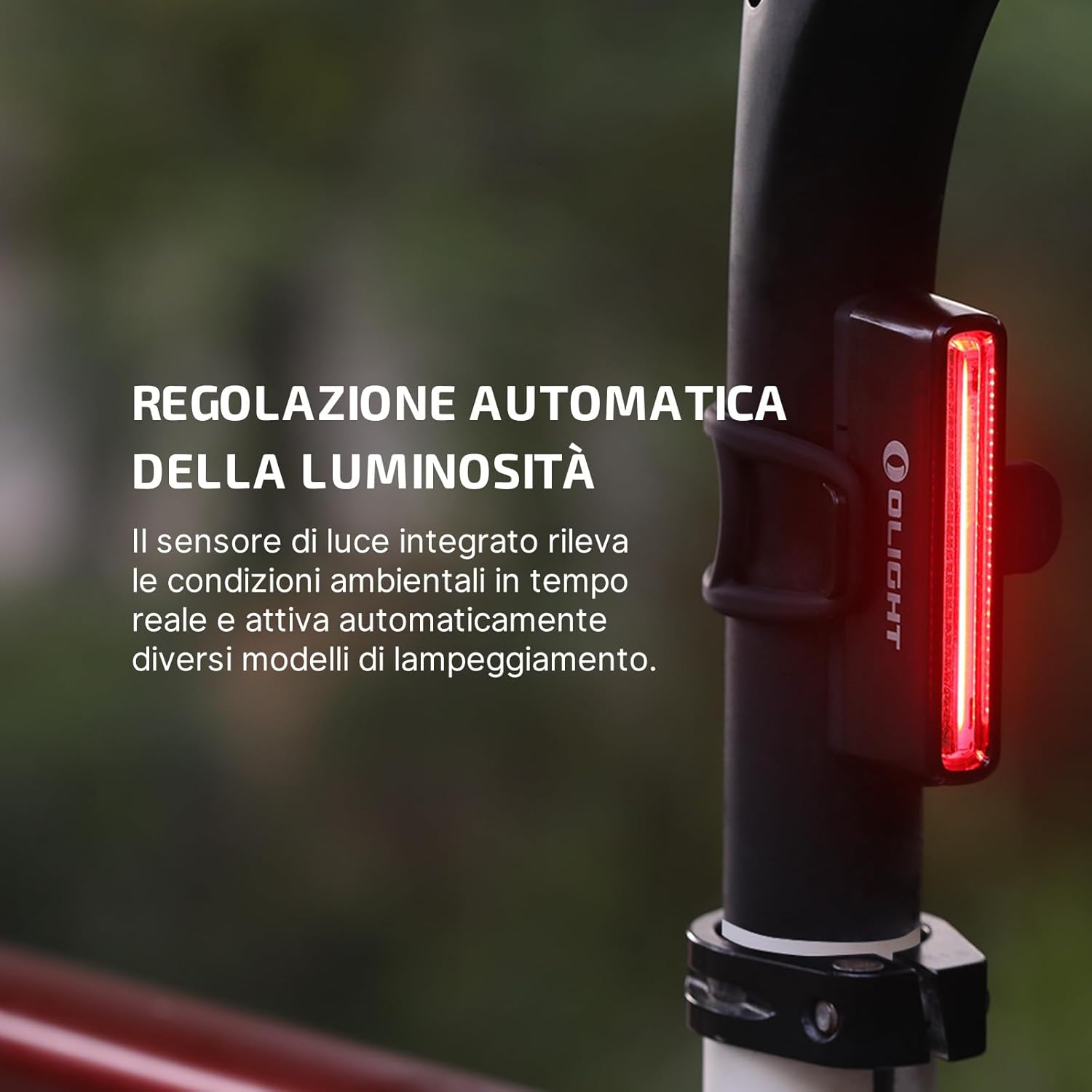Olight SEEMEE 30C Luce Posteriore Bici LED 30 Lumen - immagine 4
