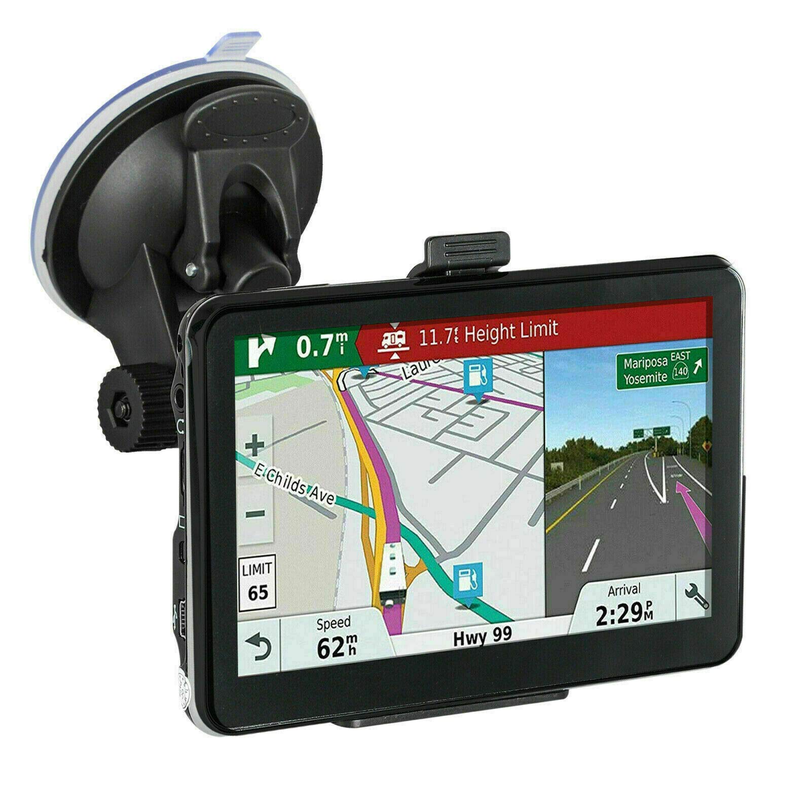 Riloer Navigatore GPS Auto 7 Pollici Touch Screen