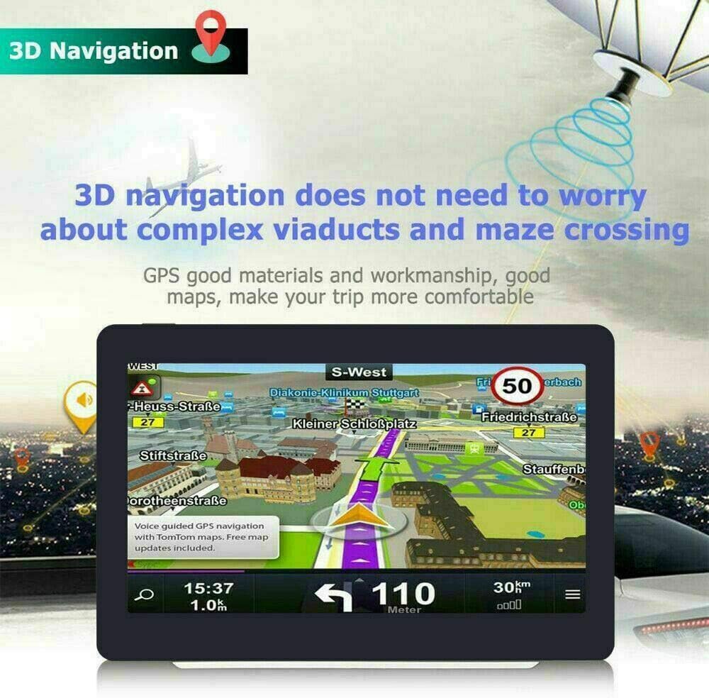 Riloer Navigatore GPS Auto 7 Pollici Touch Screen - immagine 2