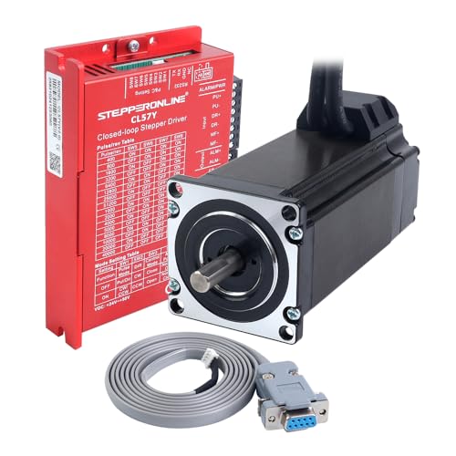Stepperonline Motore Passo-Passo Nema 23 Anello Chiuso 3.0 Nm