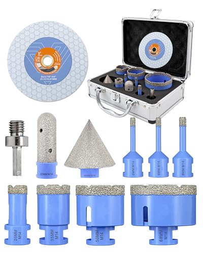 Punte Diamantate Gres Porcellanato 11 Pezzi M14
