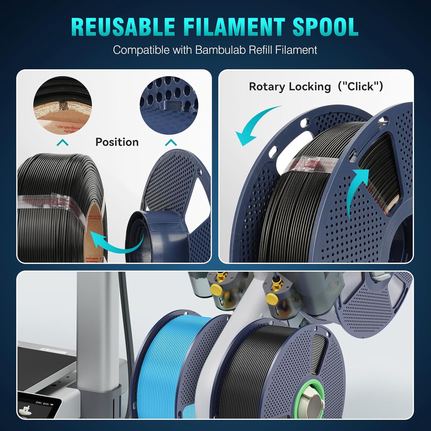 Sunlu 10KG PETG Filament per Stampante 3D - immagine 2