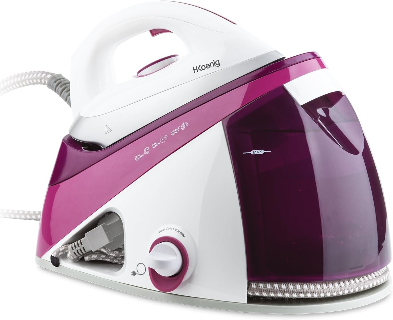 H.koenig Ferro da Stiro con Caldaia V26 2400W - immagine 2