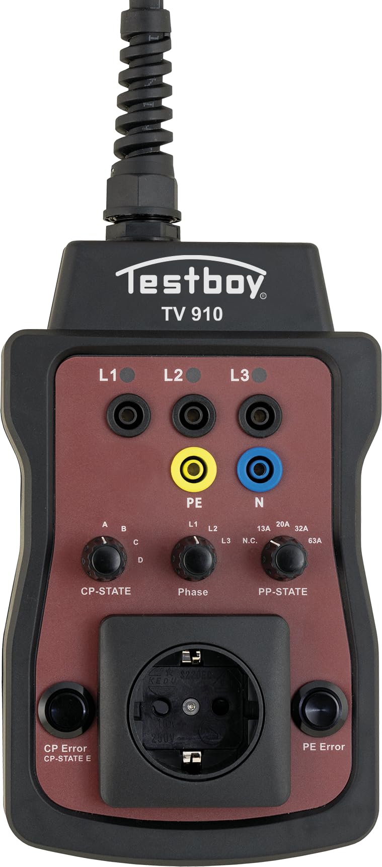 Testboy TV 910 - Adattatore di Prova per Stazioni di Ricarica