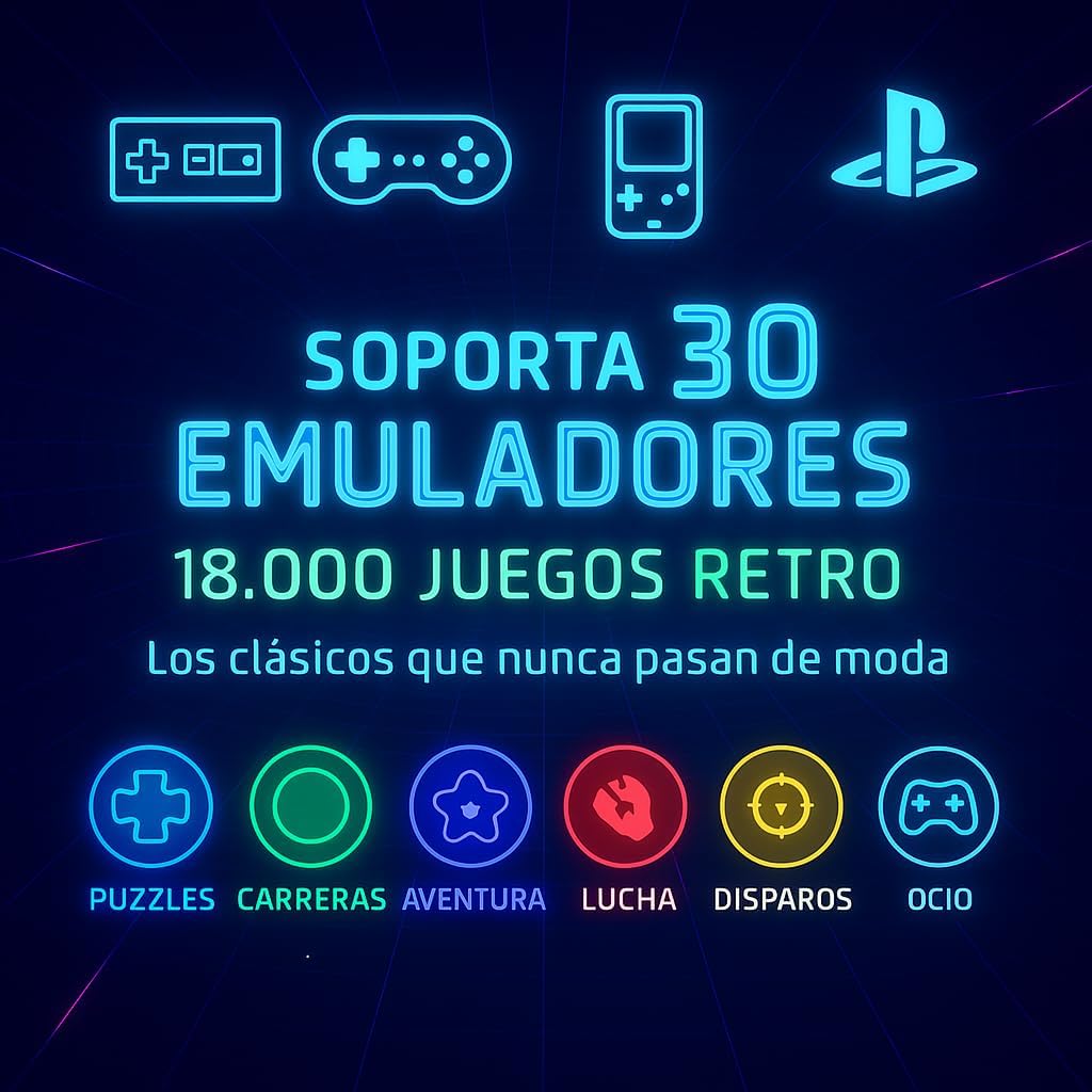 Utilify Console Retrò Portatile con 18.000 Giochi - immagine 5