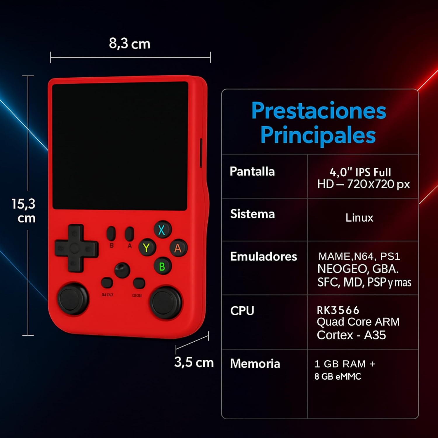Utilify Console Retrò Portatile con 18.000 Giochi - immagine 8