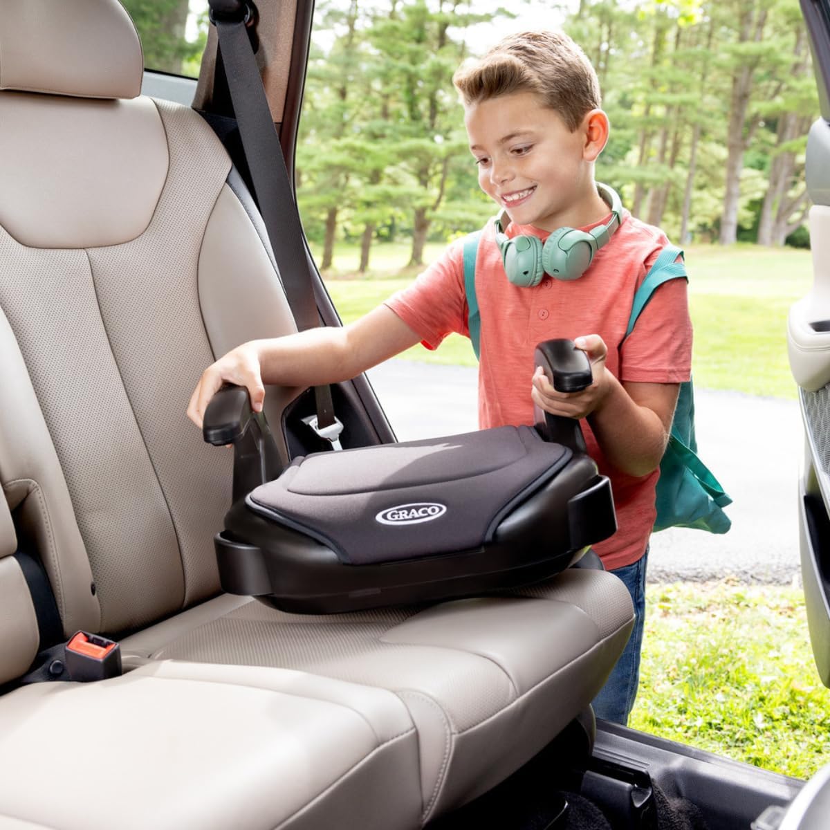 Graco Booster Basic R129 Rialzo senza Schienale, Black - immagine 4