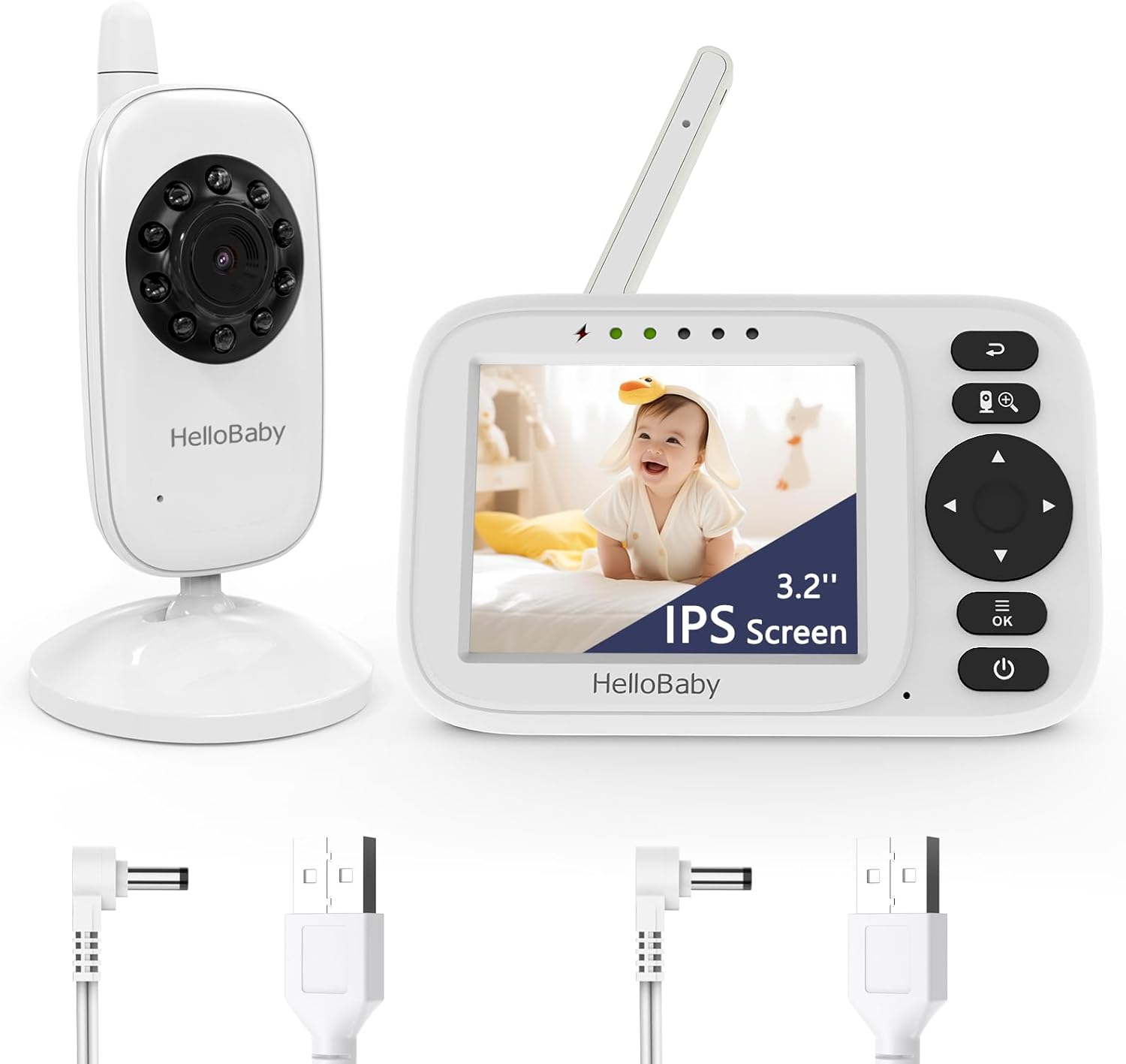 Hellobaby Baby Monitor Senza Wifi con Videocamera - immagine 1