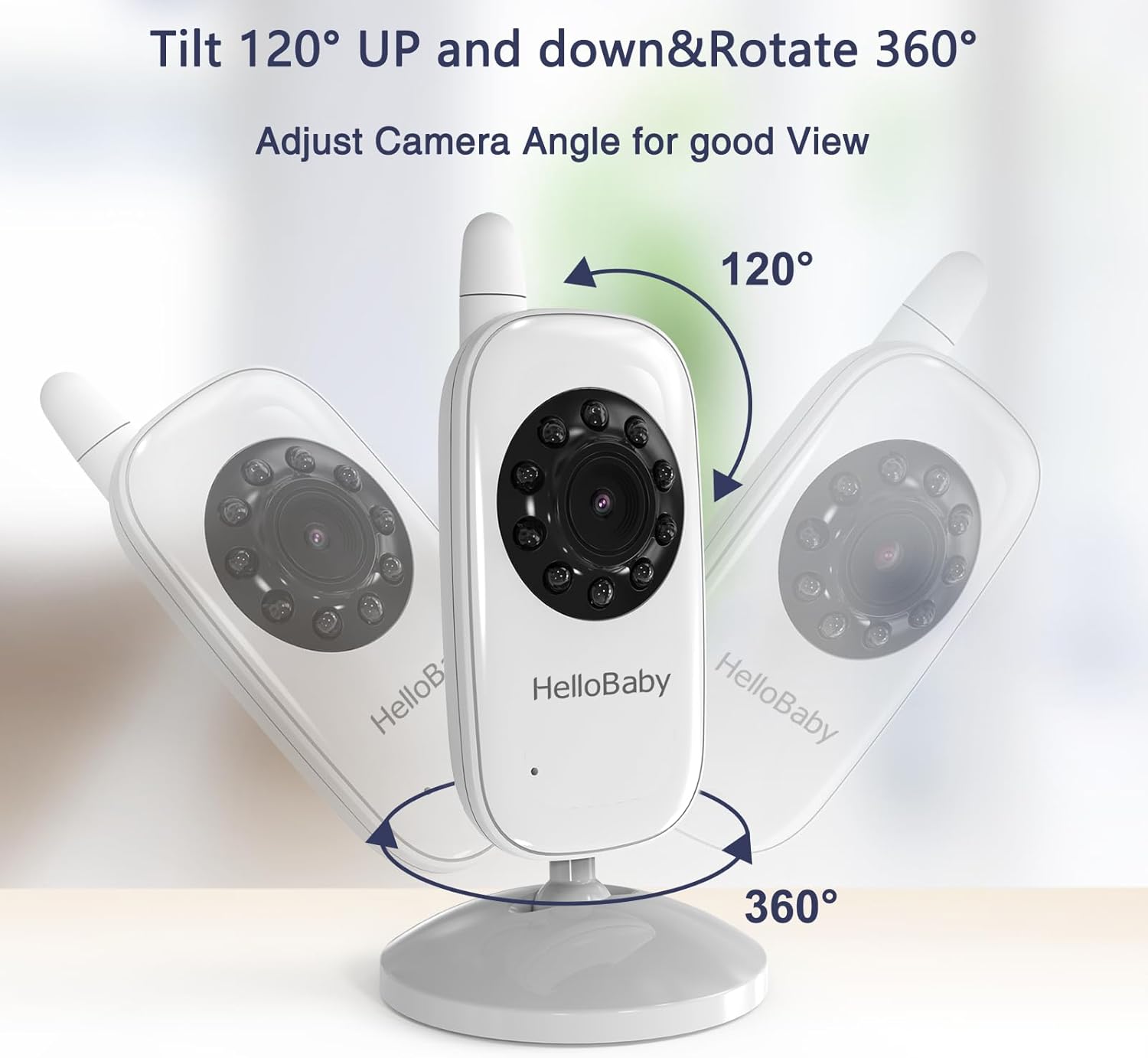 Hellobaby Baby Monitor Senza Wifi con Videocamera - immagine 7