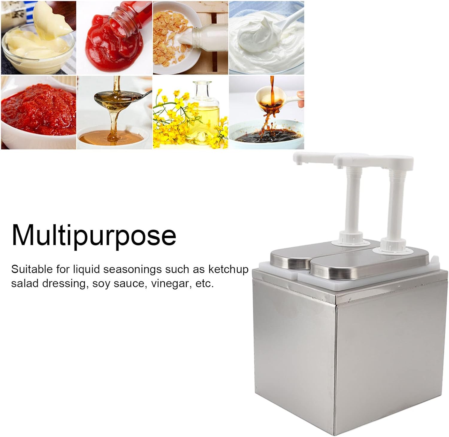 lyrlody Dispensatore di Pompa per Condimento - immagine 8