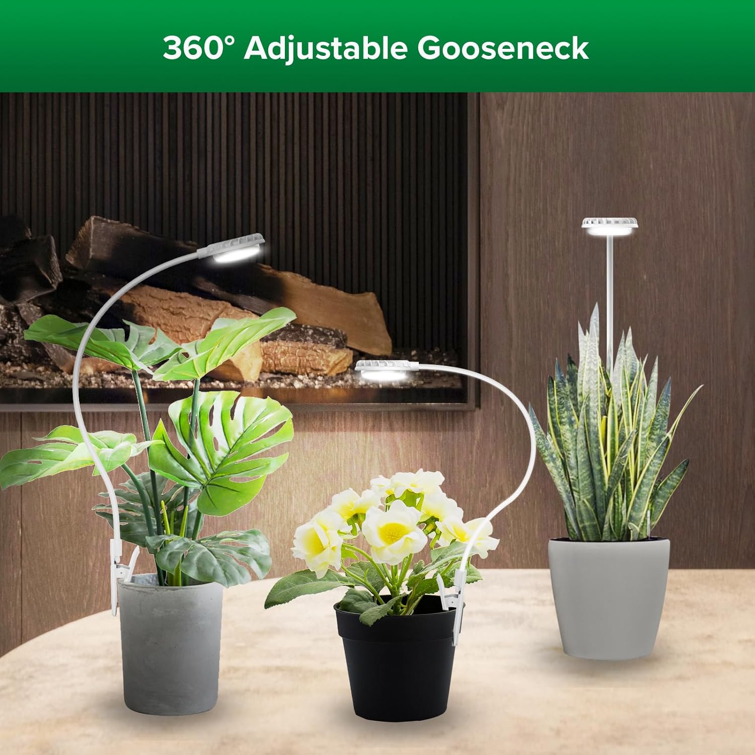 Sansi Lampada LED per Piante da Interno con Clip, 2 Pack - immagine 7