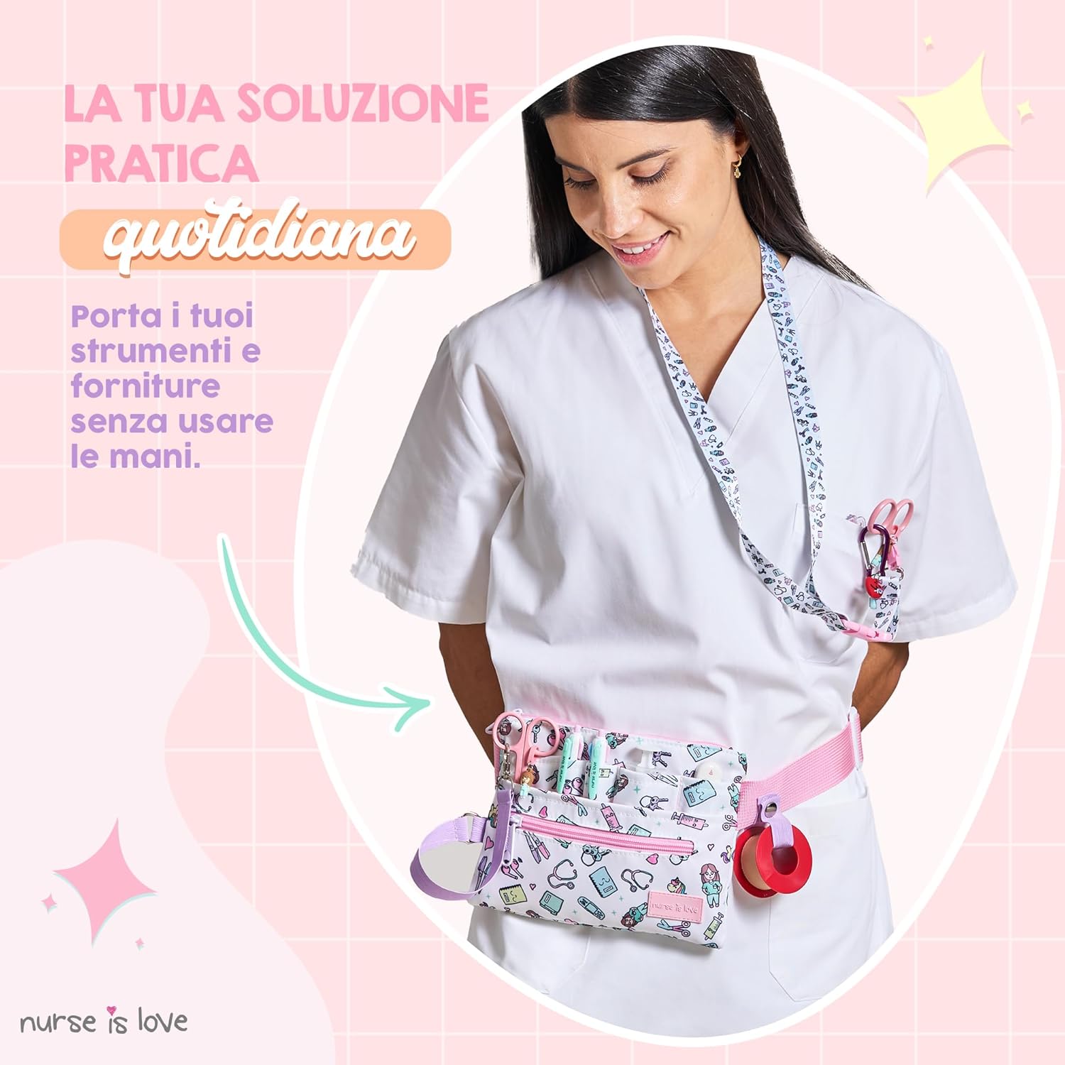 Nurse Is Love - Set Regalo Infermiera Originale (7 pz) - immagine 3