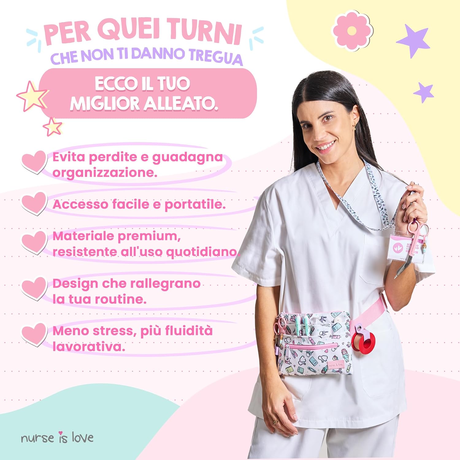 Nurse Is Love - Set Regalo Infermiera Originale (7 pz) - immagine 5