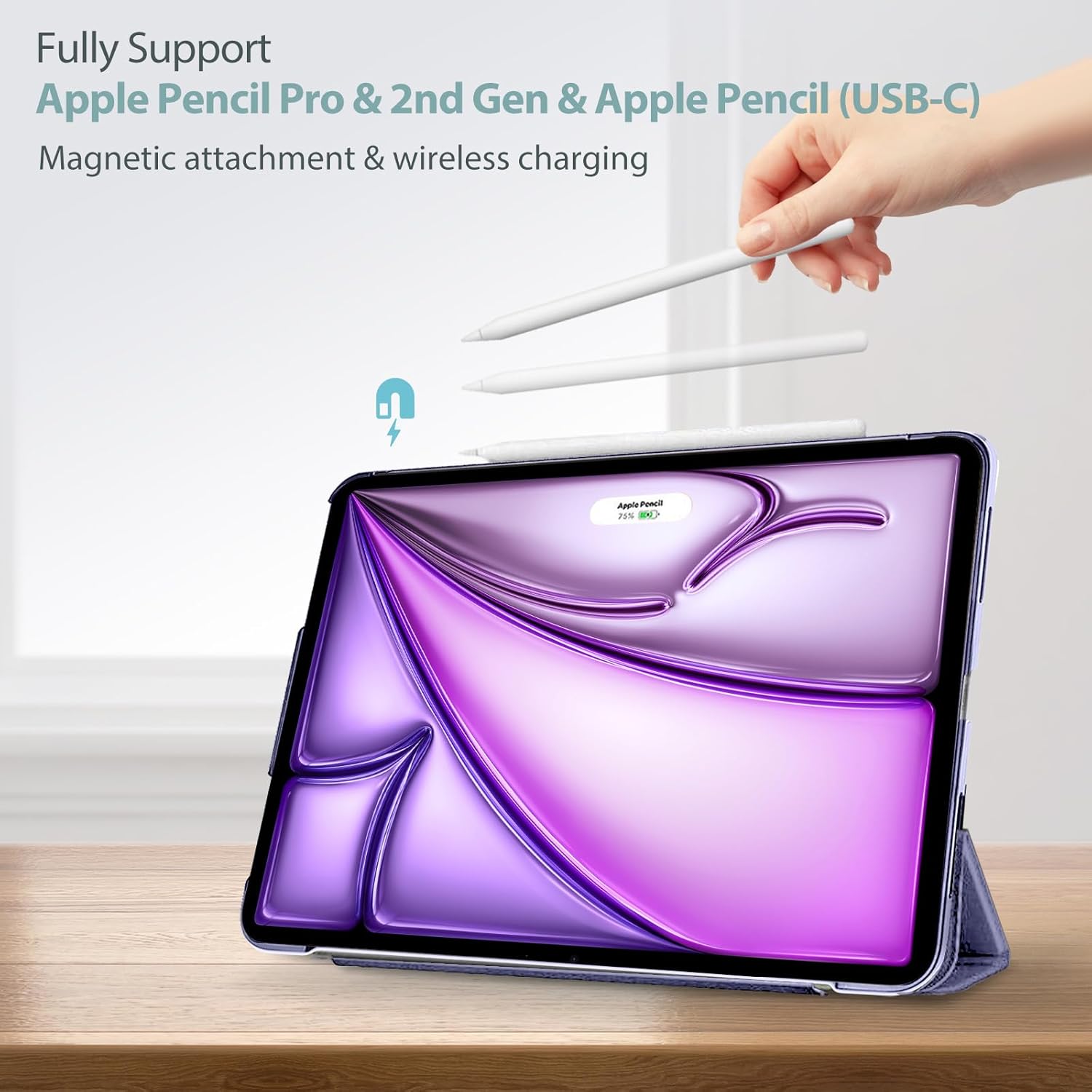 Procase Cover iPad Air 11" M3/M2 2025/2024 - Viola - immagine 3