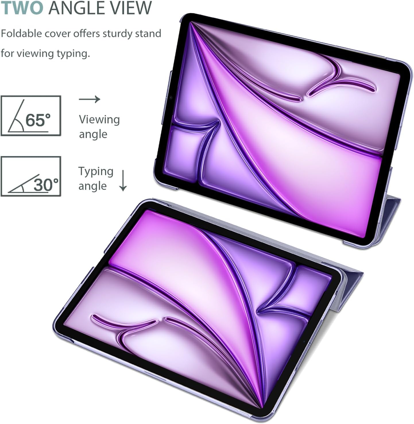 Procase Cover iPad Air 11" M3/M2 2025/2024 - Viola - immagine 5