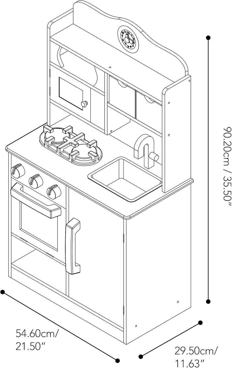 Teamson Kids Florence Cucina in Legno con 5 Accessori - immagine 13