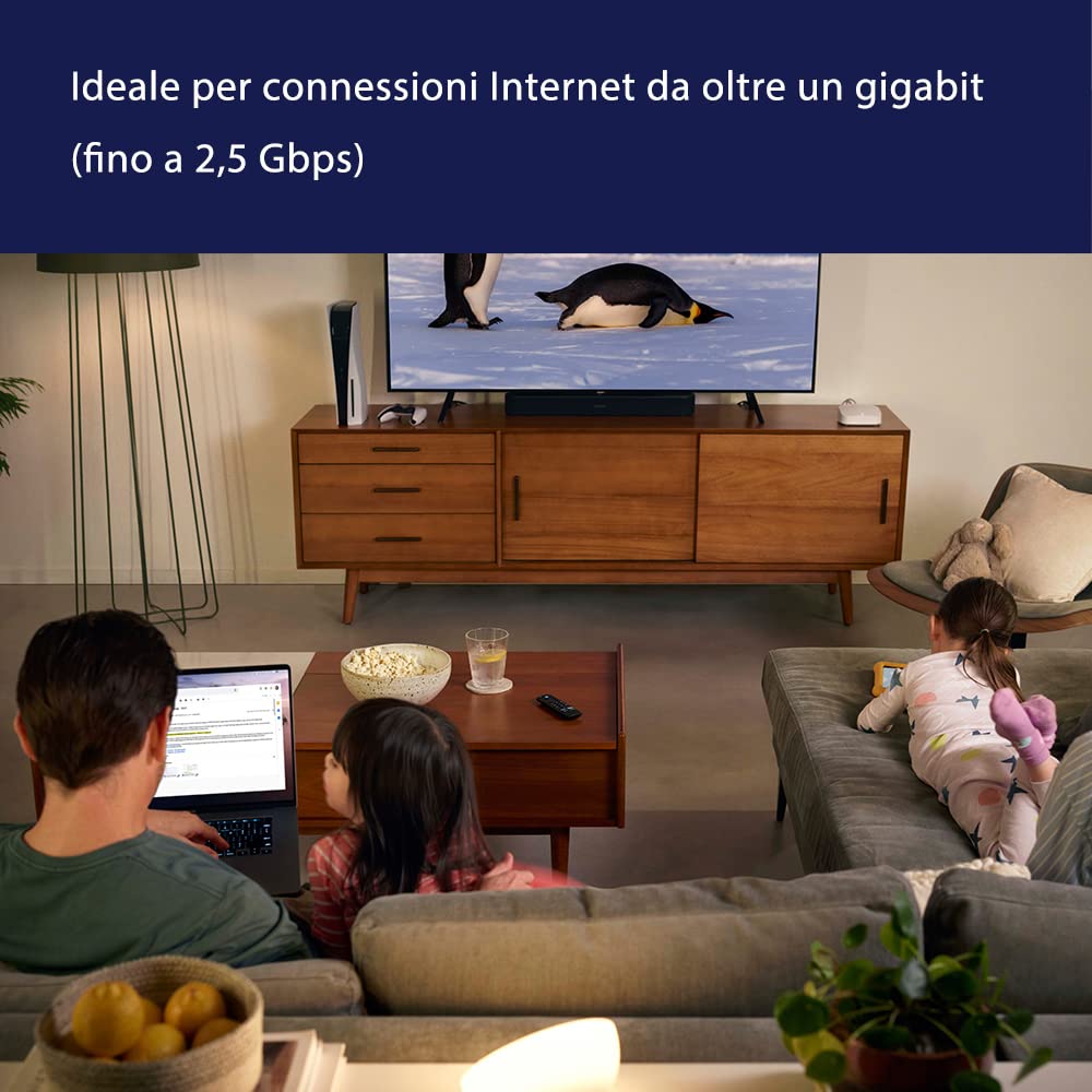 eero Pro 6E - Router Wi-Fi Mesh 2,5 Gbps (Confezione da 1) - immagine 3